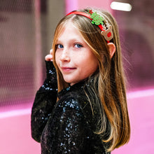 Load image into Gallery viewer, Christmas Charm Headband and Hair Clips - Interchangeable
