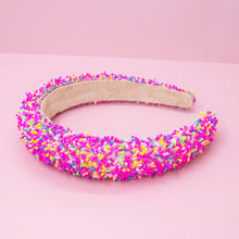 Load image into Gallery viewer, Padded Sprinkles Headband - Confetti Hair Band
