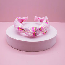Load image into Gallery viewer, Kids Sequin Knot Headband - Rainbow
