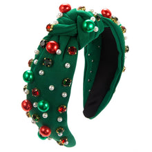 Load image into Gallery viewer, CHRISTMAS PEARL HEADBAND WITH DRILL BAND
