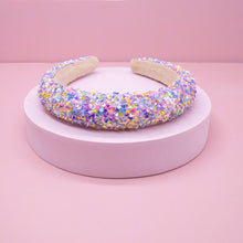 Load image into Gallery viewer, Kids Padded Headband - Chunky Sequin Hair Band
