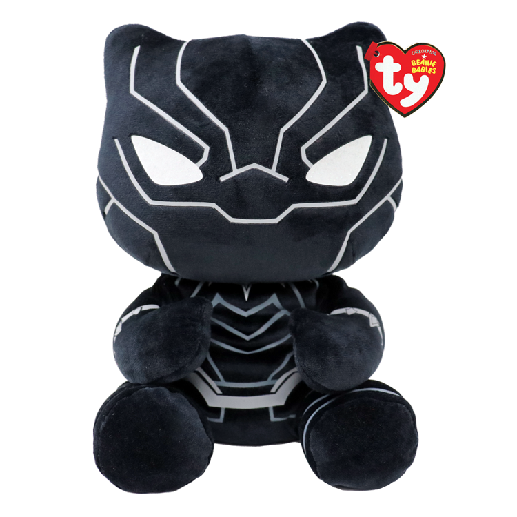 TY Floppy Black Panther