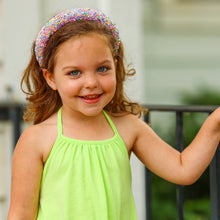 Load image into Gallery viewer, Kids Padded Headband - Chunky Sequin Hair Band
