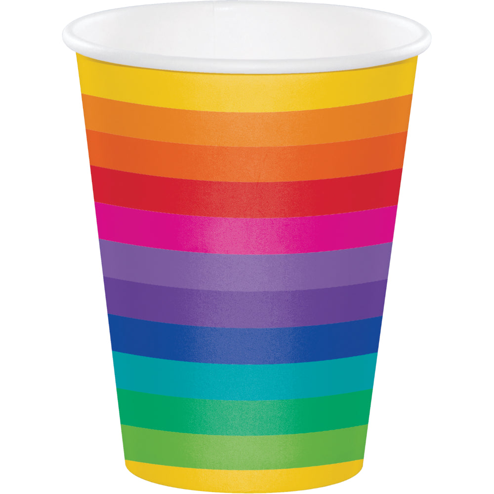 Rainbow Square Party Cups