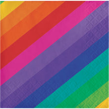Load image into Gallery viewer, Rainbow Square Party Napkins
