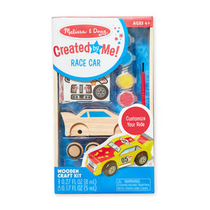 Melissa and Doug Created by Me! Race Car Wooden Craft Kit