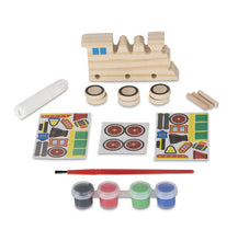 Load image into Gallery viewer, Melissa and Doug Created by Me! Train Wooden Craft Kit
