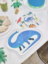 Load image into Gallery viewer, Talking Tables Dinosaur Shaped Party Plate
