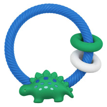 Load image into Gallery viewer, Dinosaur Ritzy Rattle™ Silicone Teether Rattle
