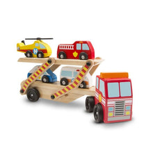 Load image into Gallery viewer, Melissa and Doug Emergency Vehicle Carrier
