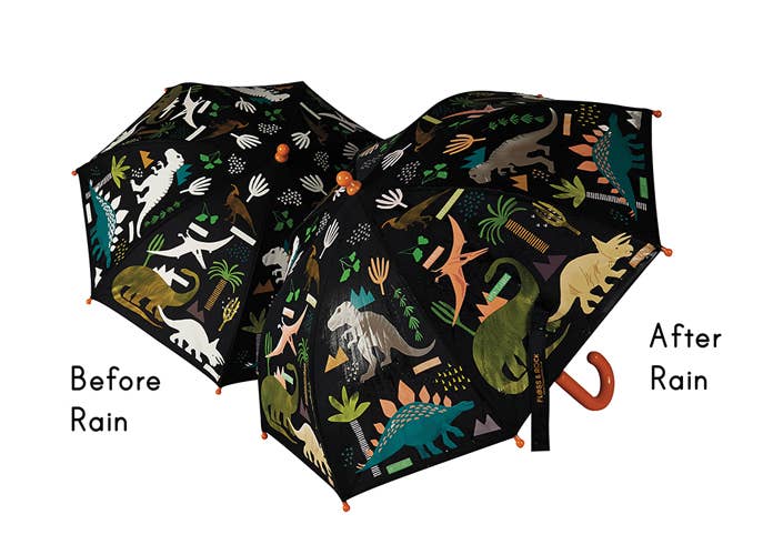 Floss and Rock Dinosaur Color Changing Umbrella