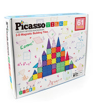 Load image into Gallery viewer, PicassoTiles 3D Magnetic Building Block Tiles - 61 pieces
