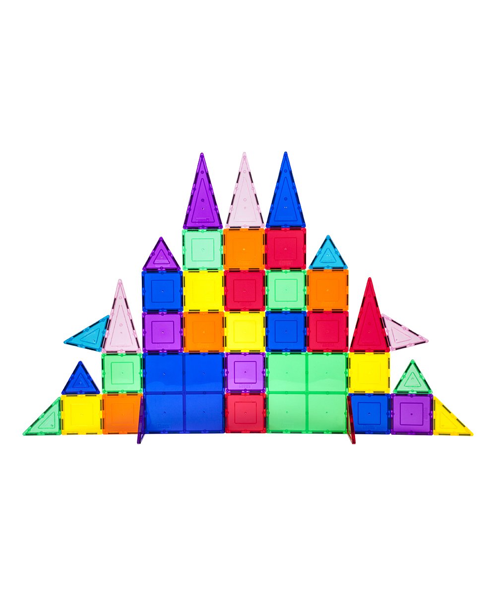 PicassoTiles 3D Magnetic Building Block Tiles - 61 pieces