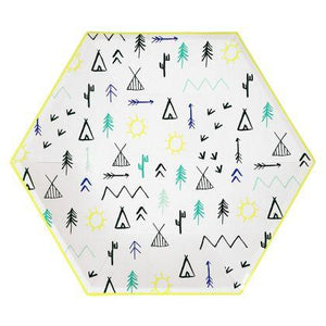 Meri Meri Let's Explore Party Supplies Dessert Plates