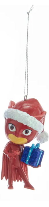 PJ Masks with Santa Hat Owlette Ornament
