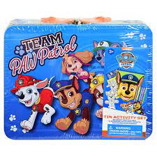Paw Patrol Rectangle Tin with Stationery