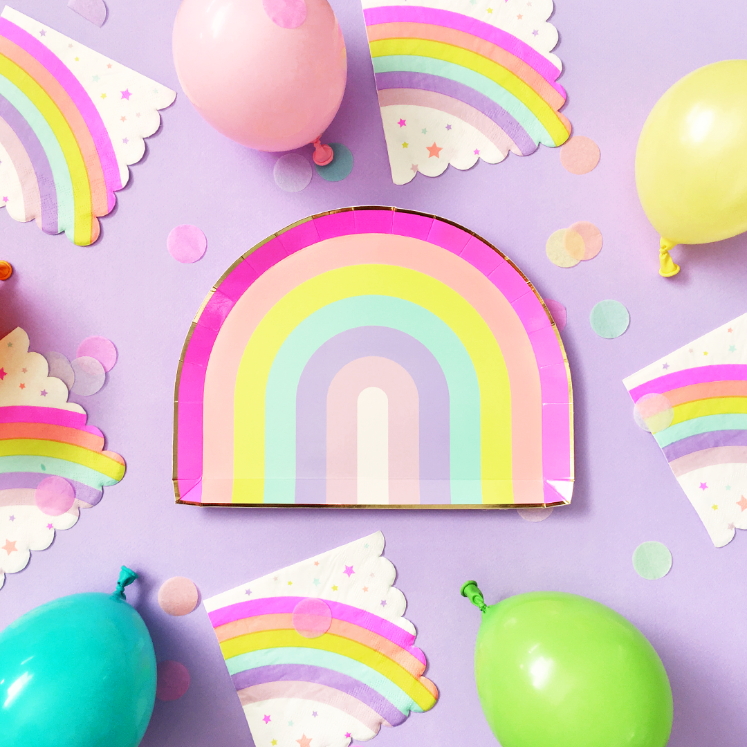 Pastel Rainbow Party  Pastel Rainbow Party Supplies & Decorations