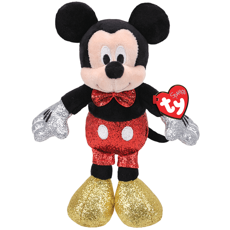 Ty Mickey Mouse Red Sparkle