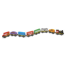 Load image into Gallery viewer, Melissa and Doug Wooden Train Cars
