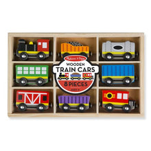 Load image into Gallery viewer, Melissa and Doug Wooden Train Cars
