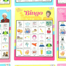 Load image into Gallery viewer, Golden Girls Deluxe Bingo Party Game for 16
