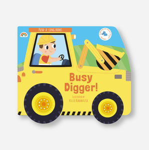 Push- A- Long Book Busy Digger