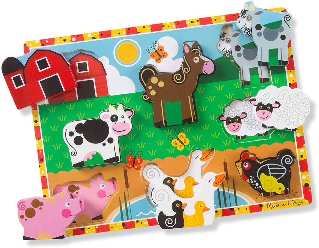 Melissa and Doug Farm Animals Chunky Puzzle
