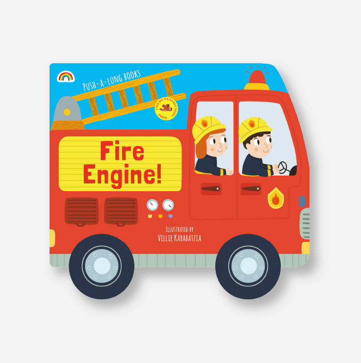 Push- A- Long Book Fire Engine